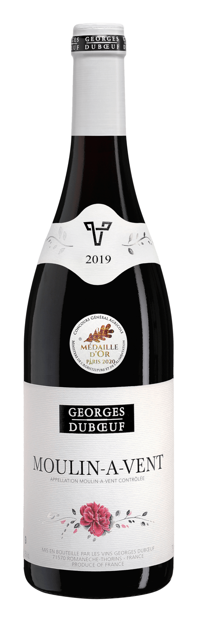 Moulin-A-Vent Sélection G.Duboeuf 2019 Medaille d'Or Concours général Agricole de Paris