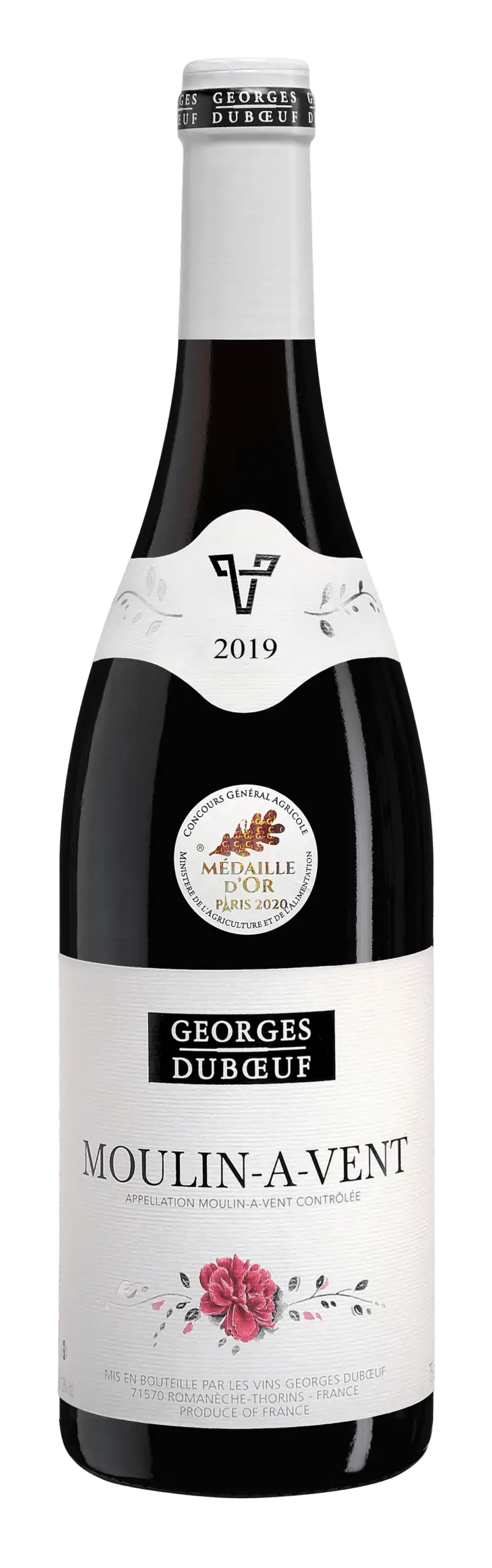 Moulin-A-Vent Sélection G.Duboeuf 2019 Medaille d'Or Concours général Agricole de Paris