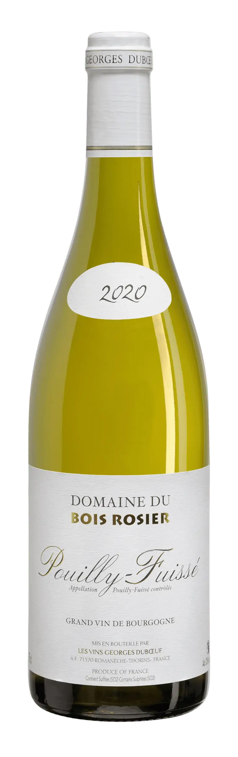 Pouilly-Fuissé 2020 Domaine Du Bois Rosier