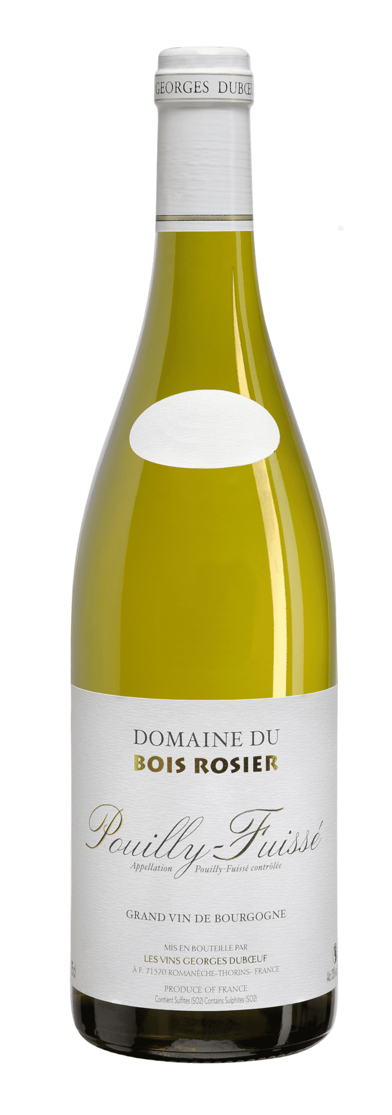 Pouilly-Fuissé Domaine Du Bois Rosier