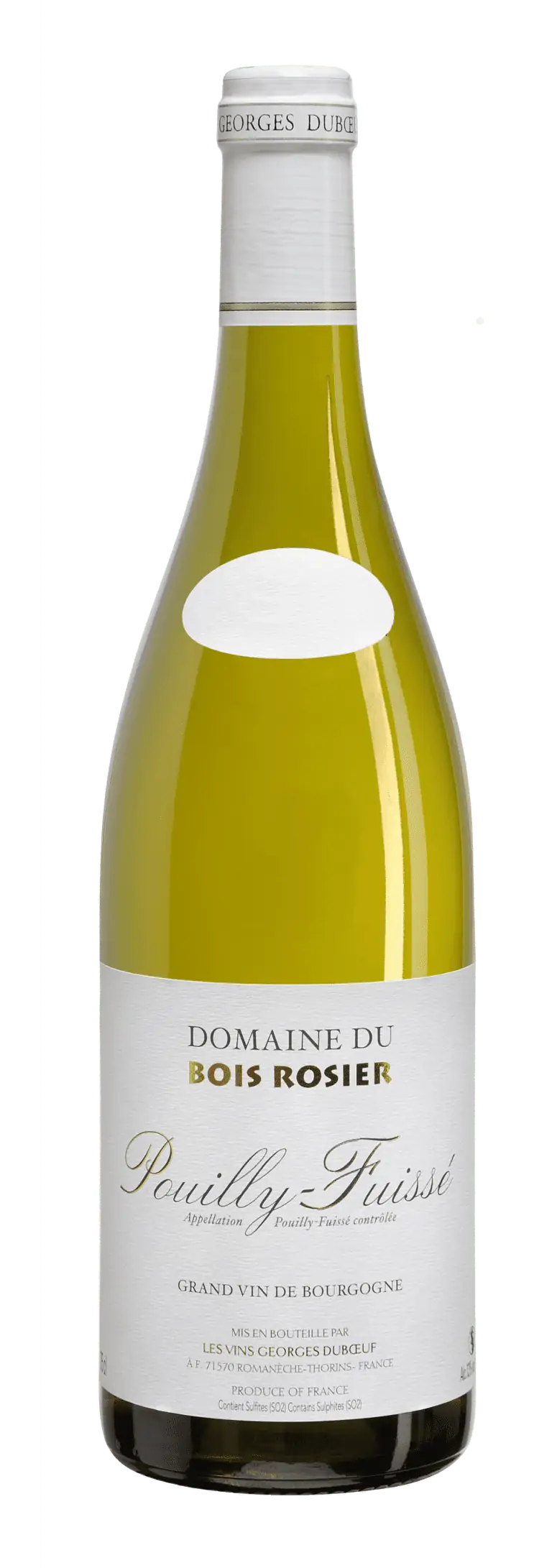 Pouilly-Fuissé Domaine Du Bois Rosier