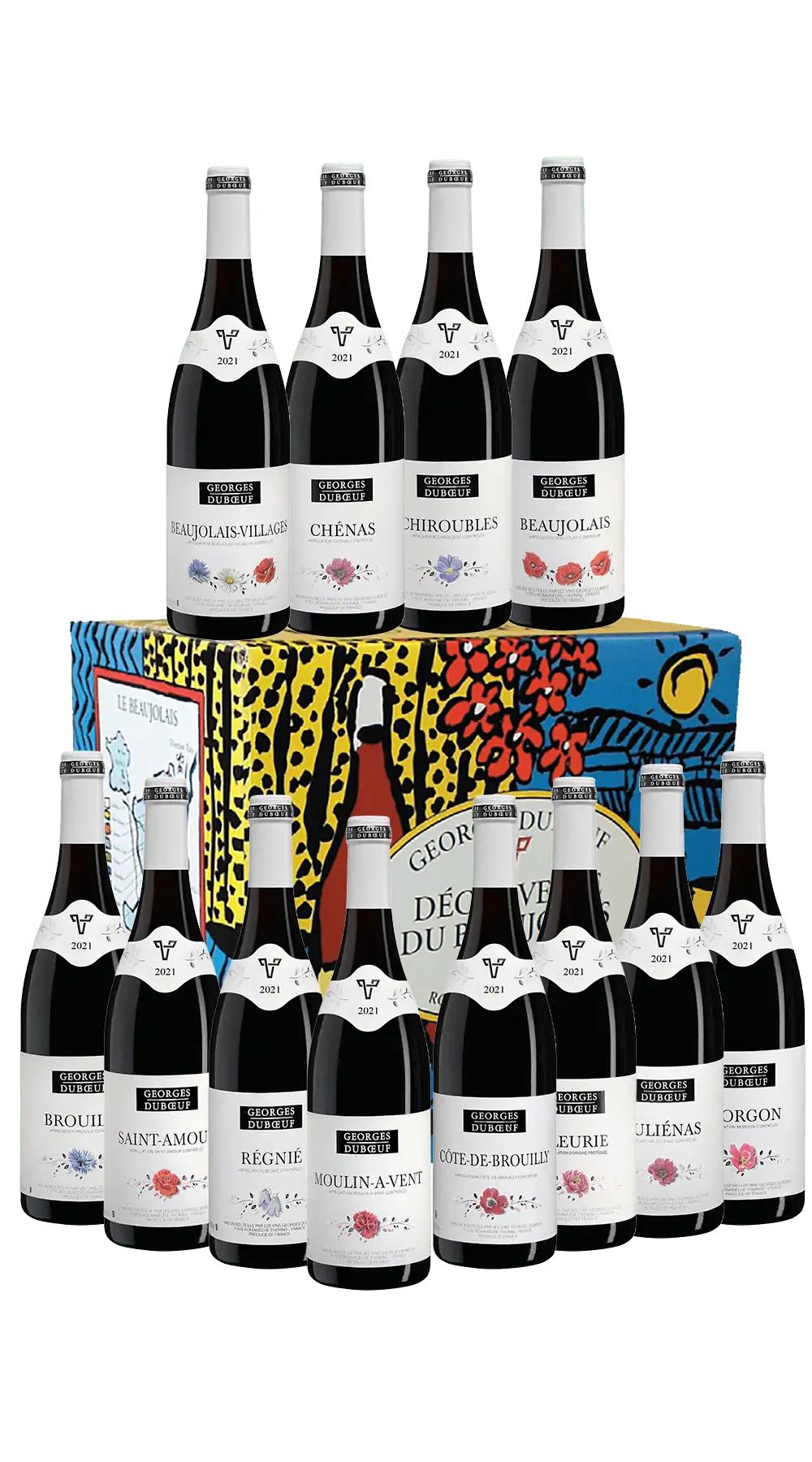 Carton Découverte 12 Bouteilles 2021 Sélection Georges Duboeuf