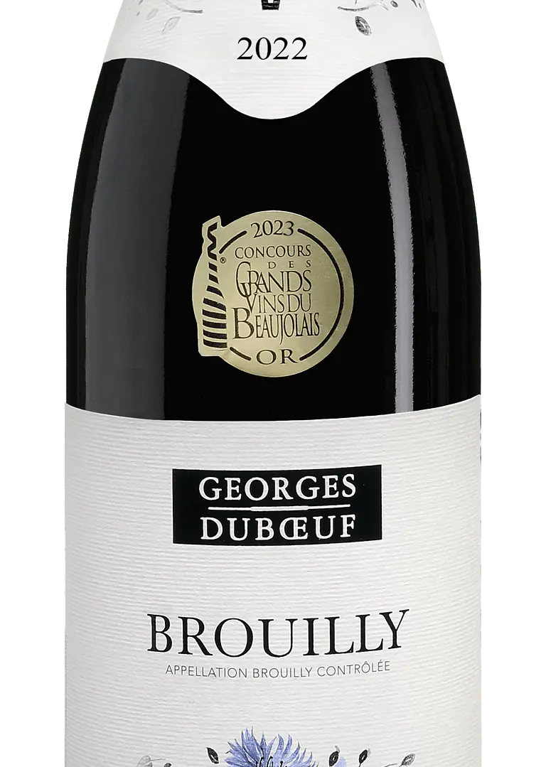 Brouilly 2022 Sélection Georges Duboeuf-Medaille d'Or Concours des Grands Vins du Beaujolais