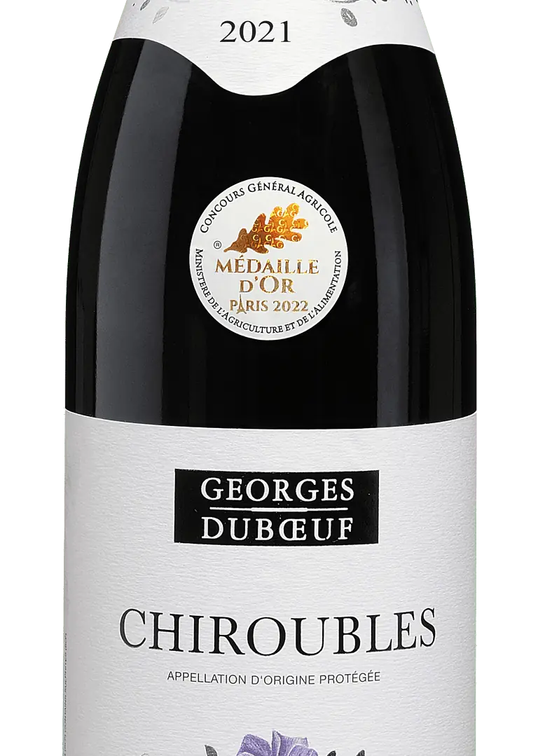 Chiroubles 2021 Sélection Georges Duboeuf-Médaille d'Or Concours Général Agricole de Paris 2022