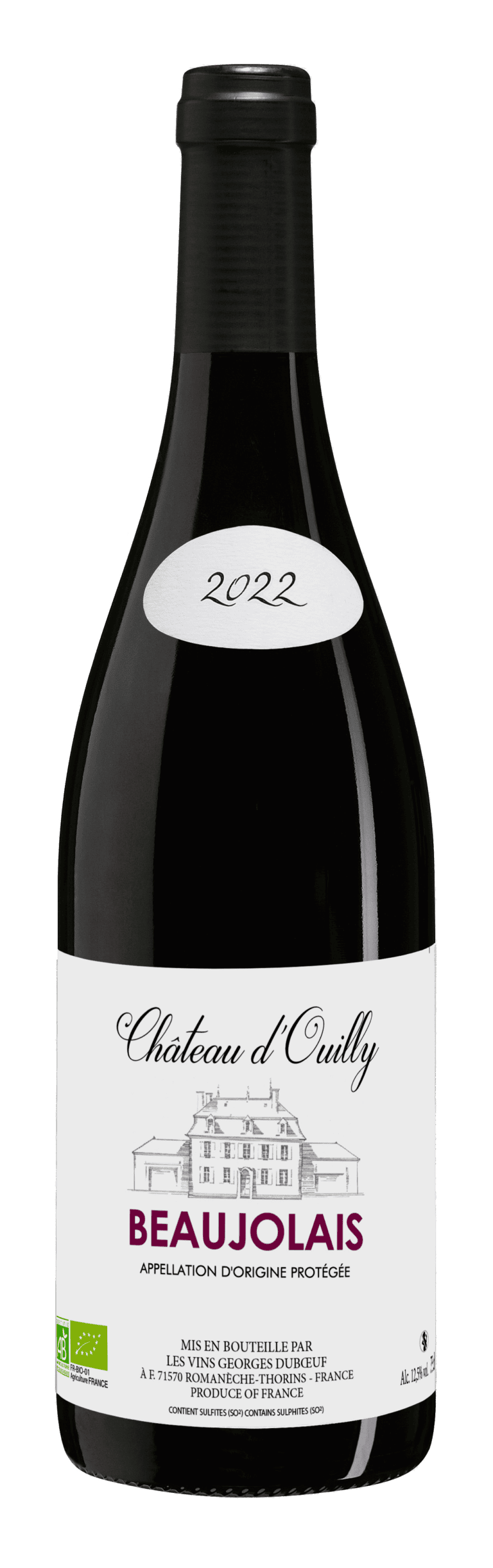 Beaujolais Bio 2022 Château d'Ouilly