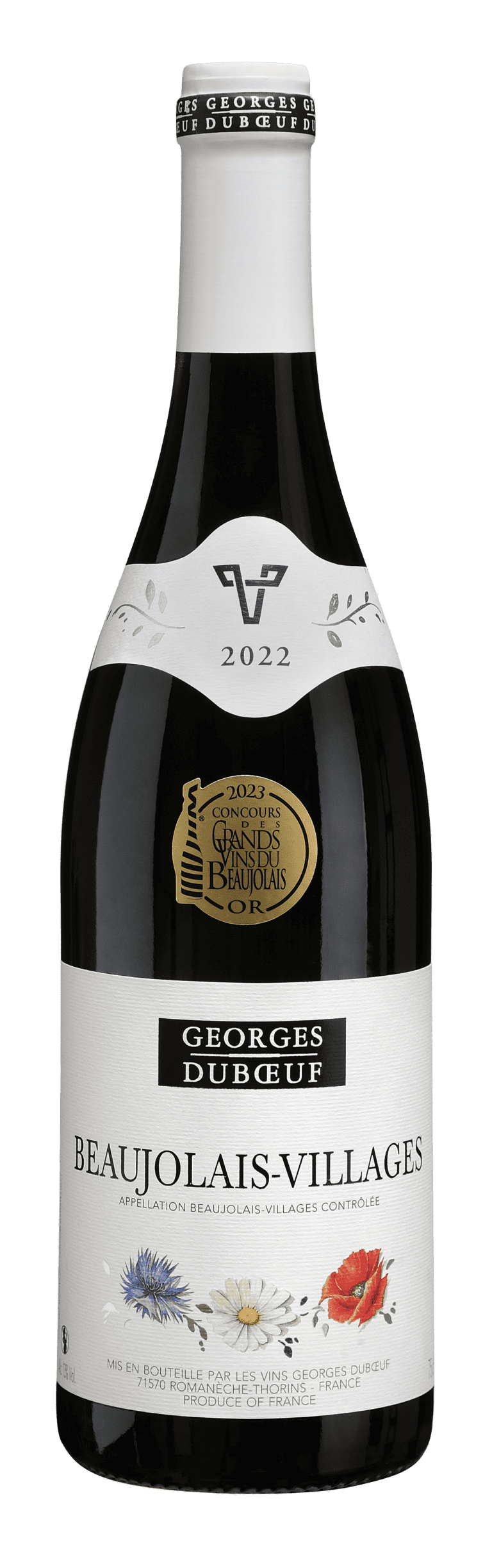 Beaujolais-Villages Sélection Georges Duboeuf 2022 Médaille d'Or Concours des Grands Vins du Beaujolais