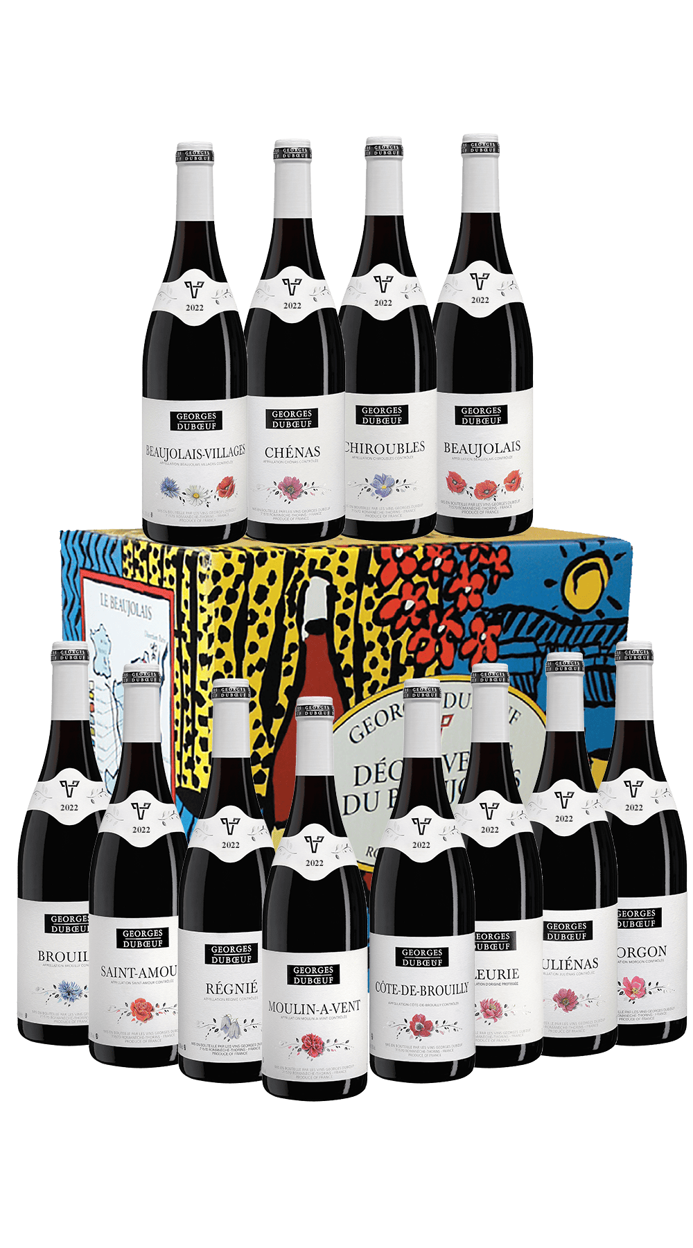 Cave à vin - Pack Vins Découverte sélection de 12 bouteilles 